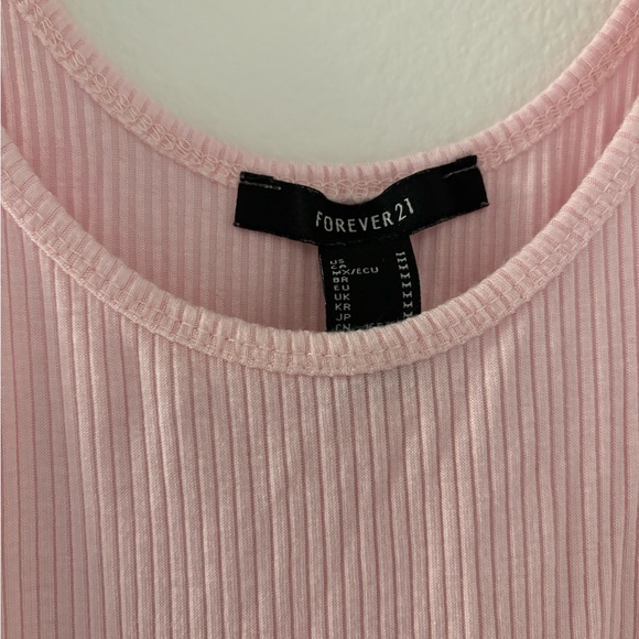 Pink Ribbed Bodysuit - Picture 2 of 2